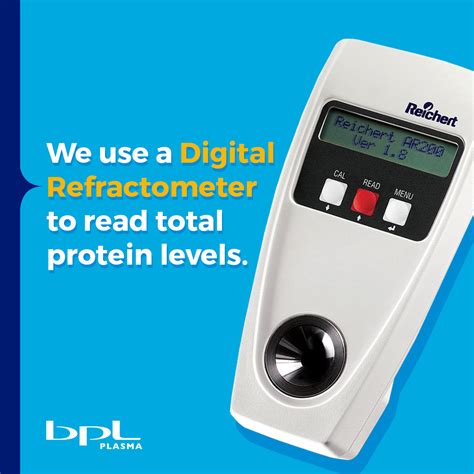 refractometer plasma protein units|measuring total proteins with refractometer.